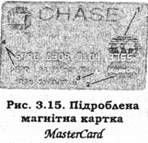 підроблена магнітна картка mastercard