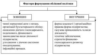 фактори формування облікової політики малих підприємств
