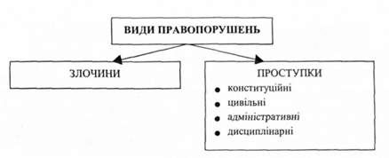 види правопорушень 