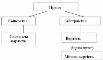 подвійний характер праці, втіленої в товарі