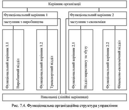 функціональна організаційна структура управління 