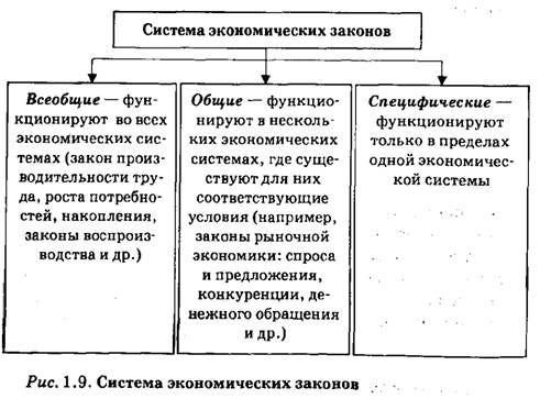система экономических законов 