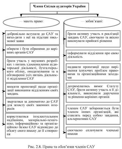 права та обов'язки членів сау 