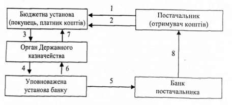 послідовність розрахунків платіжними дорученнями через органи державного казначейства