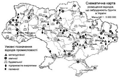 розміщення відходів на території україни
