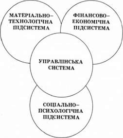 підсистеми внутрішнього середовища організації