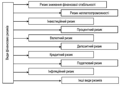 структура фінансових ризиків підприємств