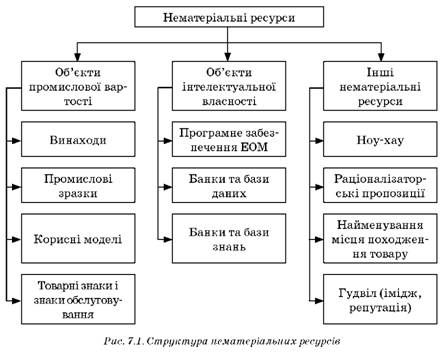 структура нематеріальних ресурсів 