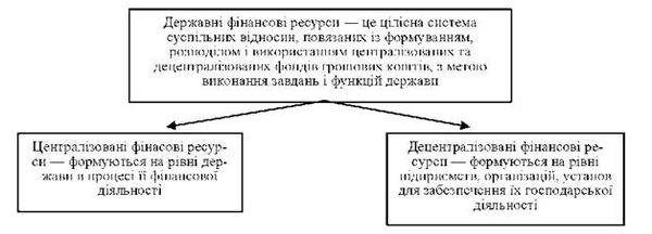 структура державних фінансових ресурсів