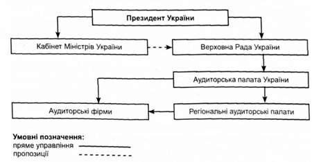 схема організації управління аудитом