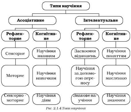типи научіння 