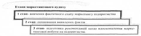 етапи маркетингового аудиту