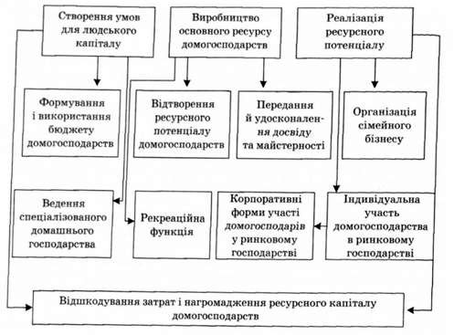 діяльність домогосподарств, пов'язана з формуванням людського капіталу
