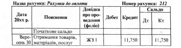 рахунки до оплати