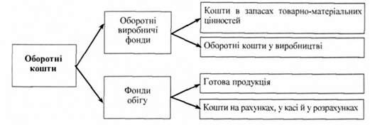 склад оборотних коштів підприємства