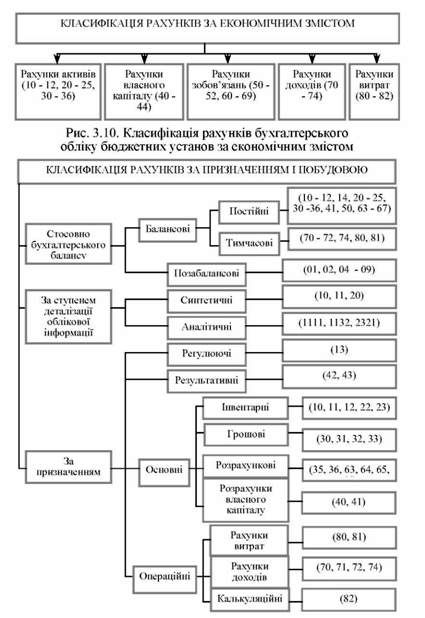 класифікація рахунків бухгалтерського обліку за призначенням і побудовою