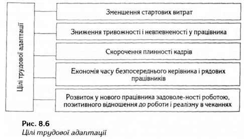цілі трудової адаптації 