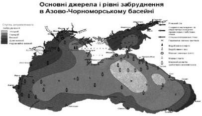 структура забруднень азово-чорноморського басейну