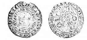 чехія. вацлав ii (1278-1305). празький гріш. срібло