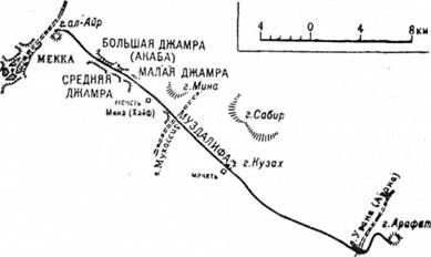 описание: карта місць паломництва