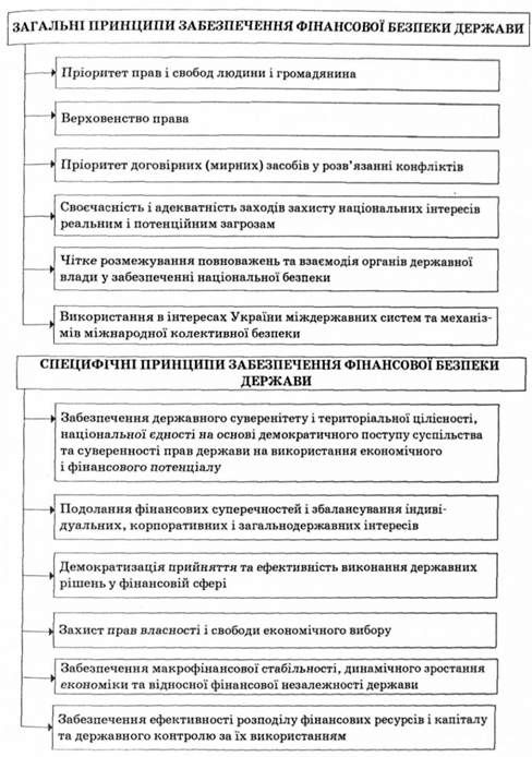 принципи забезпечення фінансової безпеки