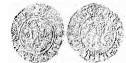 грошик владислава опольського. срібло. львів. 1372-1378