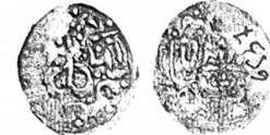 гріш дмитра-корибута. срібло. 1386 р.