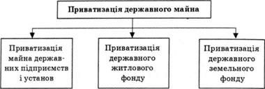 сфери проведення приватизації державного майна в україні