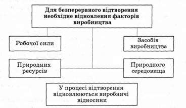 умови, необхідні для безперервності відтворення