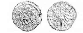 олександр ягеллончик (1501-1506). денарій. срібло