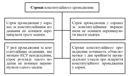 строки конституційного провадження