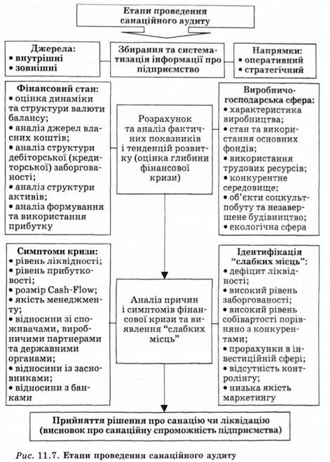 етапи проведення санаційного аудиту 