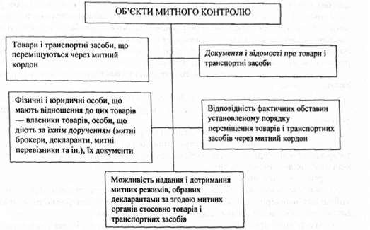 об'єкти митного контролю