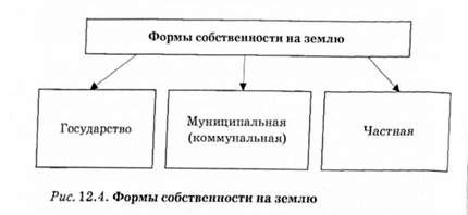 формы собственности на землю 