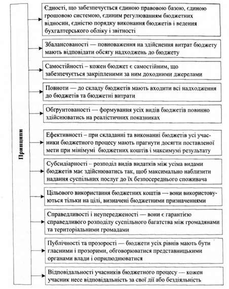 принципи бюджетної системи україни
