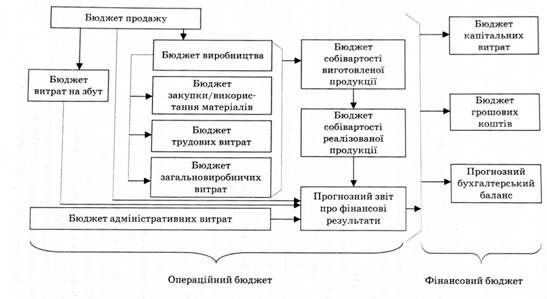 структура зведеного (консолідованого) бюджету підприємства