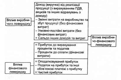 вплив левериджу на економічні показники підприємства