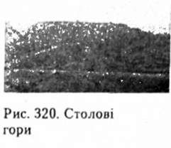 столові гори
