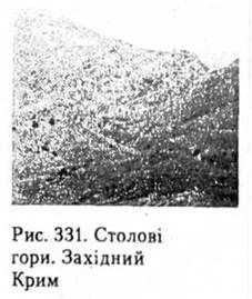 столові гори. західний крим
