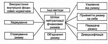 основні шляхи нейтралізації ризиків у діяльності підприємства