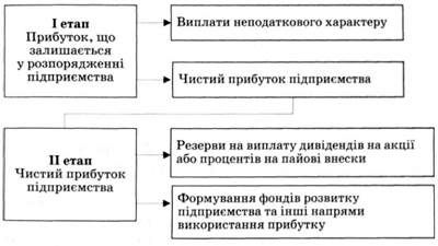 етапи визначення чистого прибутку підприємства